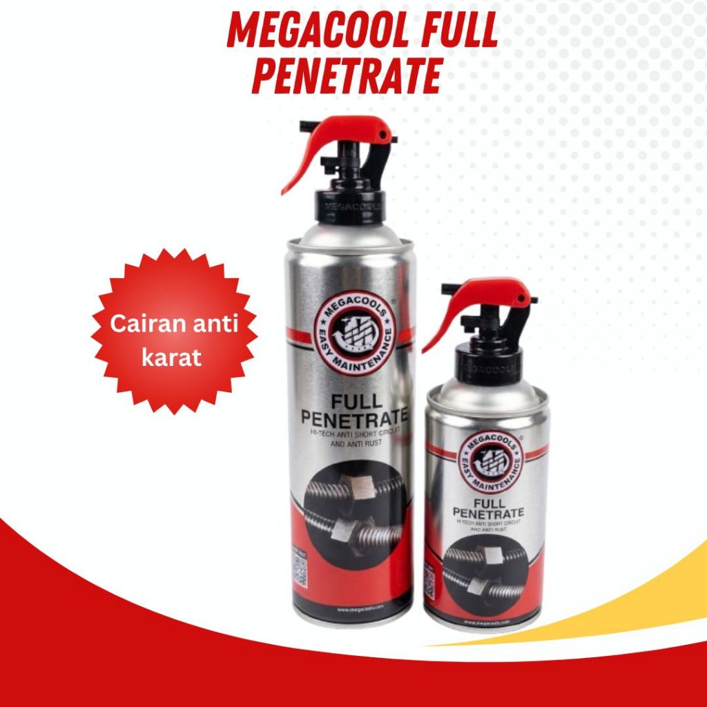 Jual Megacool Full Penetrate Cairan Anti Karat 500 ML-pelumas serbaguna ...