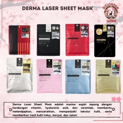 Jual Derma Laser Quality 1st Super VC100 Sheet Mask Japan – Masker ...