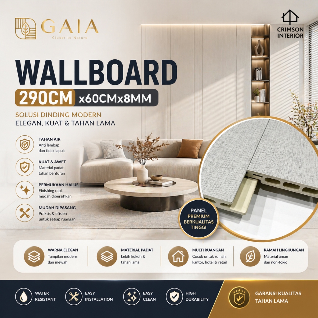 Jual WALL PANEL NEOBOARD GAIA MARVEL 2.9M | LEBAR 60CM | PANEL DINDING ...