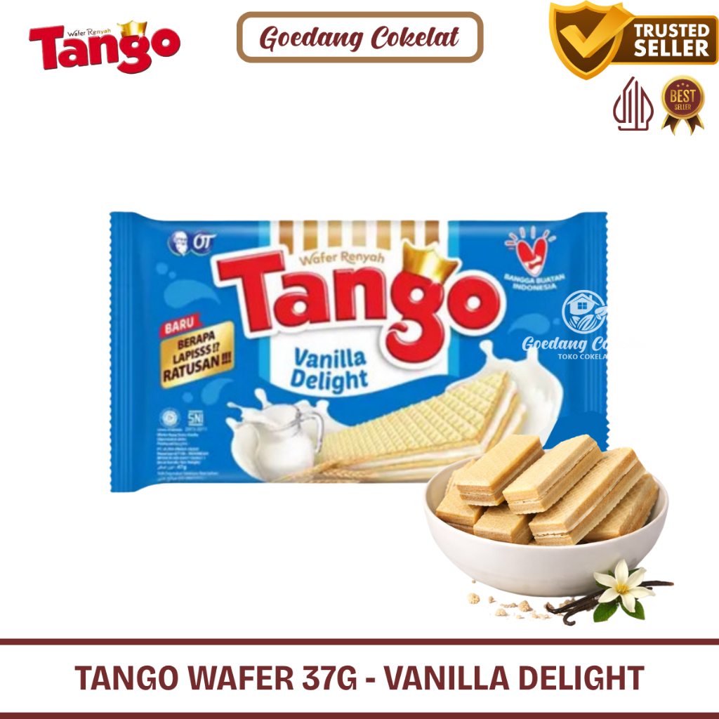 Jual Tango Wafer 37g - Snack Renyah Isi Krim Lezat Varian Rasa Coklat ...