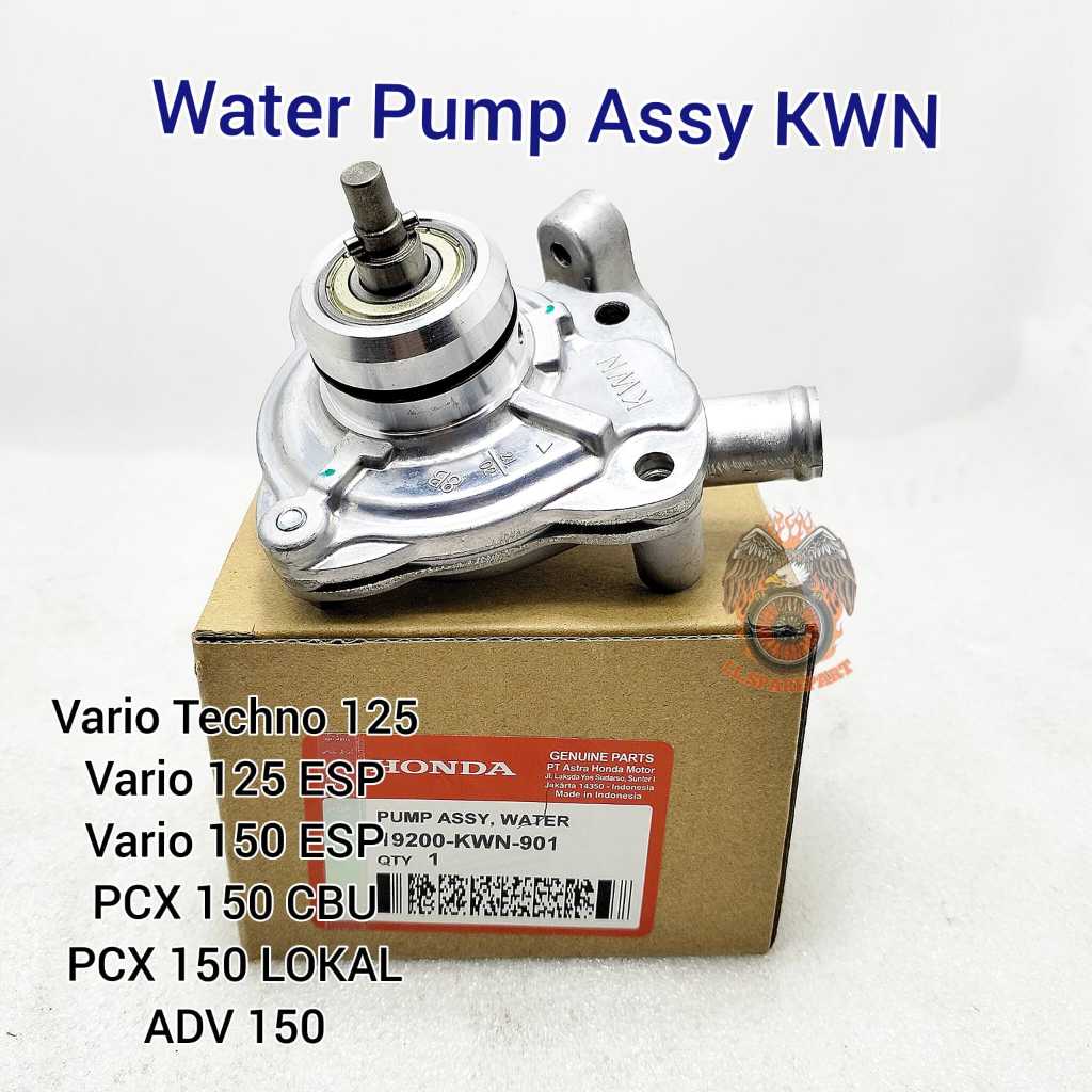 Jual WATER PUMP WATERPUMP ASSY KWN MOTOR HONDA VARIO 125 ESP VARIO 150 ...