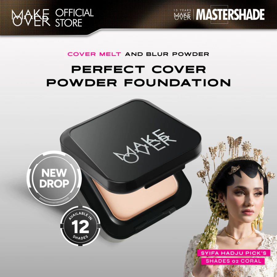 NEW! MAKE OVER Perfect Cover Powder Foun...