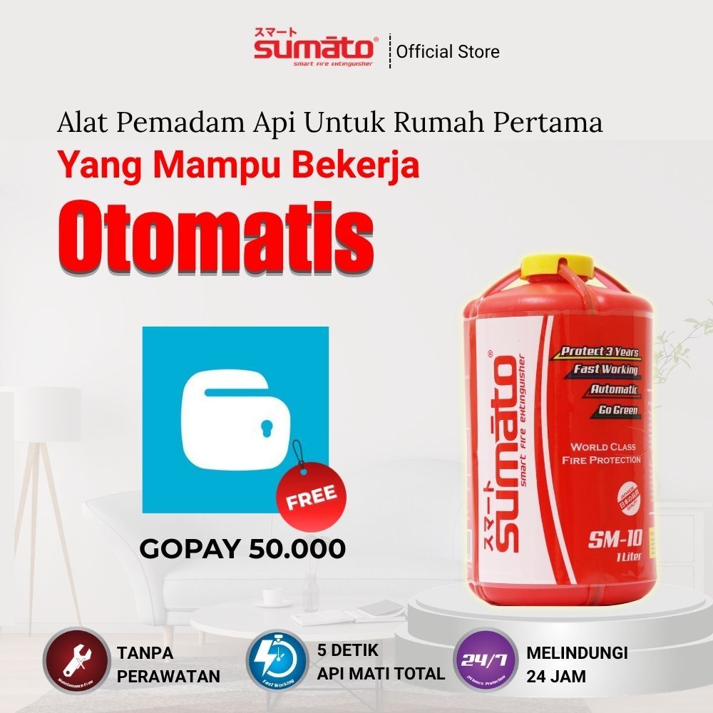 Jual Sumato - Smart Fire Extinguisher Alat Pemadam Api Otomatis SM 10 ...