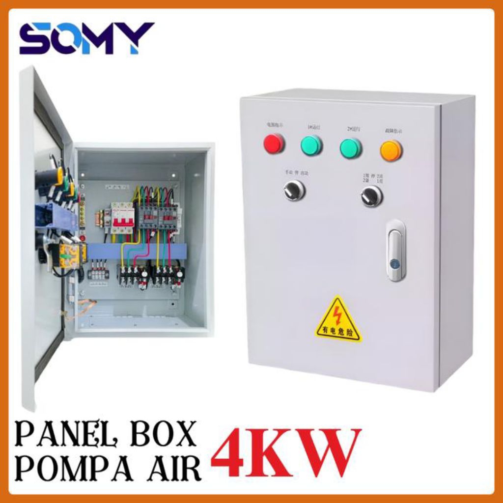 Jual Somy Panel Box 3 Phase Panel Box Pompa Air 4KW & 7.5KW 380 Volt ...