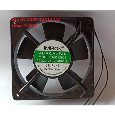 Jual Kipas AC 220V 12x12X2.5 CM - Fan AC 220 Volt - Kipas Pendingin ...