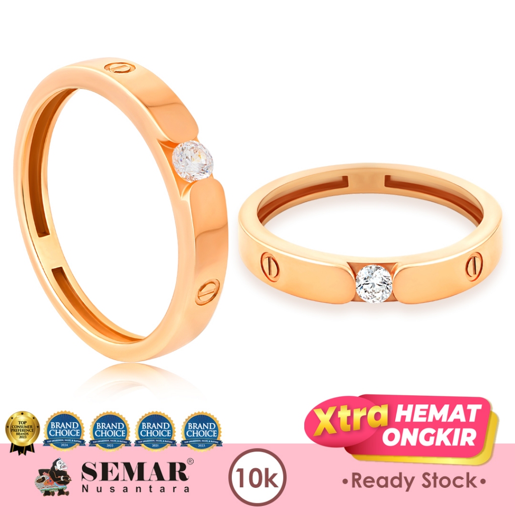 Jual Cincin Emas Maretta Wedding Aeratec Ring Gold Cincin Nikah 10K ...