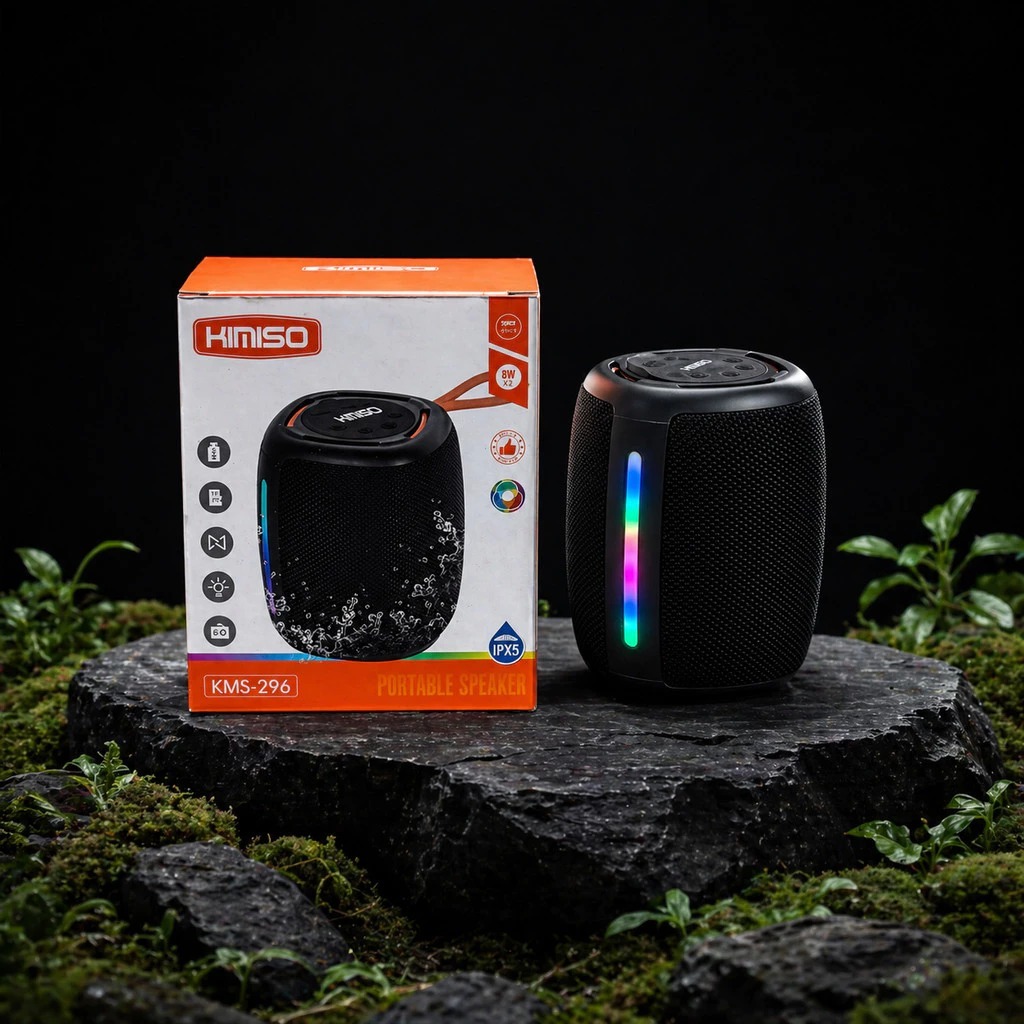 Jual Speaker Mini Bluetooth KIMISO KMS-296 With LAMP LED Portable ...
