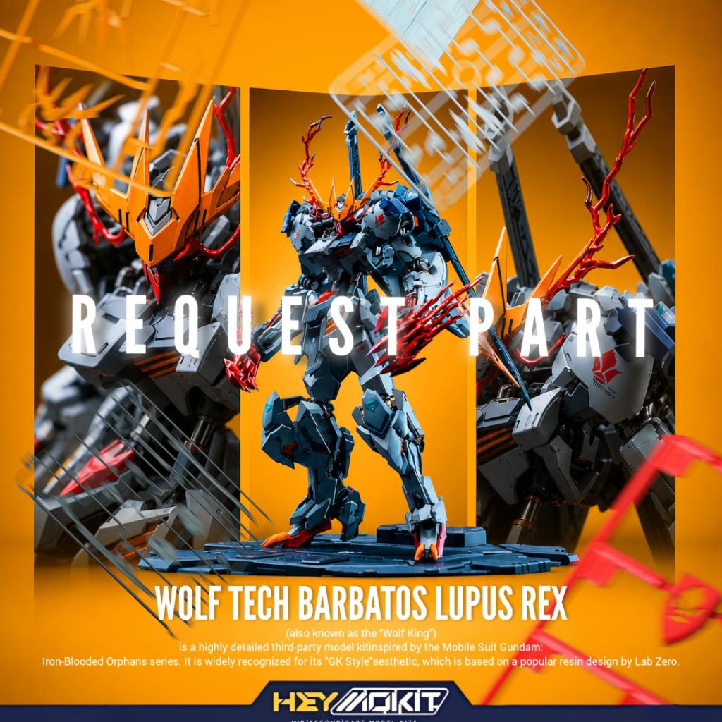 Jual REQUEST PART WOLF TECH WOLF KING BARBATOS LUPUS REX MODELKIT ...