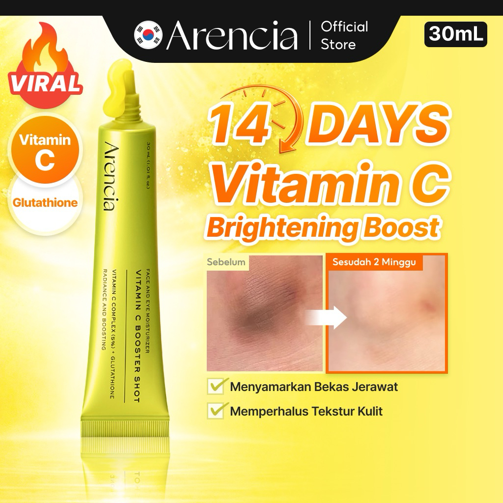 [HARGASPESIAL] ARENCIA Vitamin C Booster Shot 30ml BEKAS JERAWAT&HIPERPIGMENTASI
