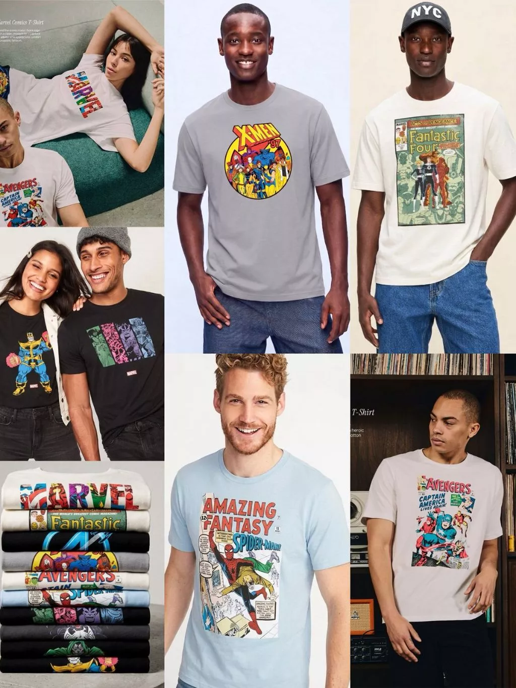 Kaos Lengan Pendek Unisex Cewe Cowo Bahan Katun Adem Gambar Komik OLN Graphic T-Shirt - 2343