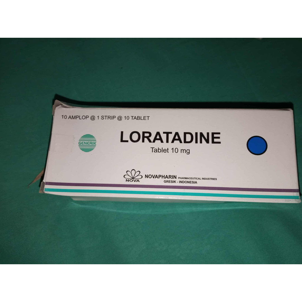 Jual LORATADINE 10 MG NOVAPHARIN | Shopee Indonesia