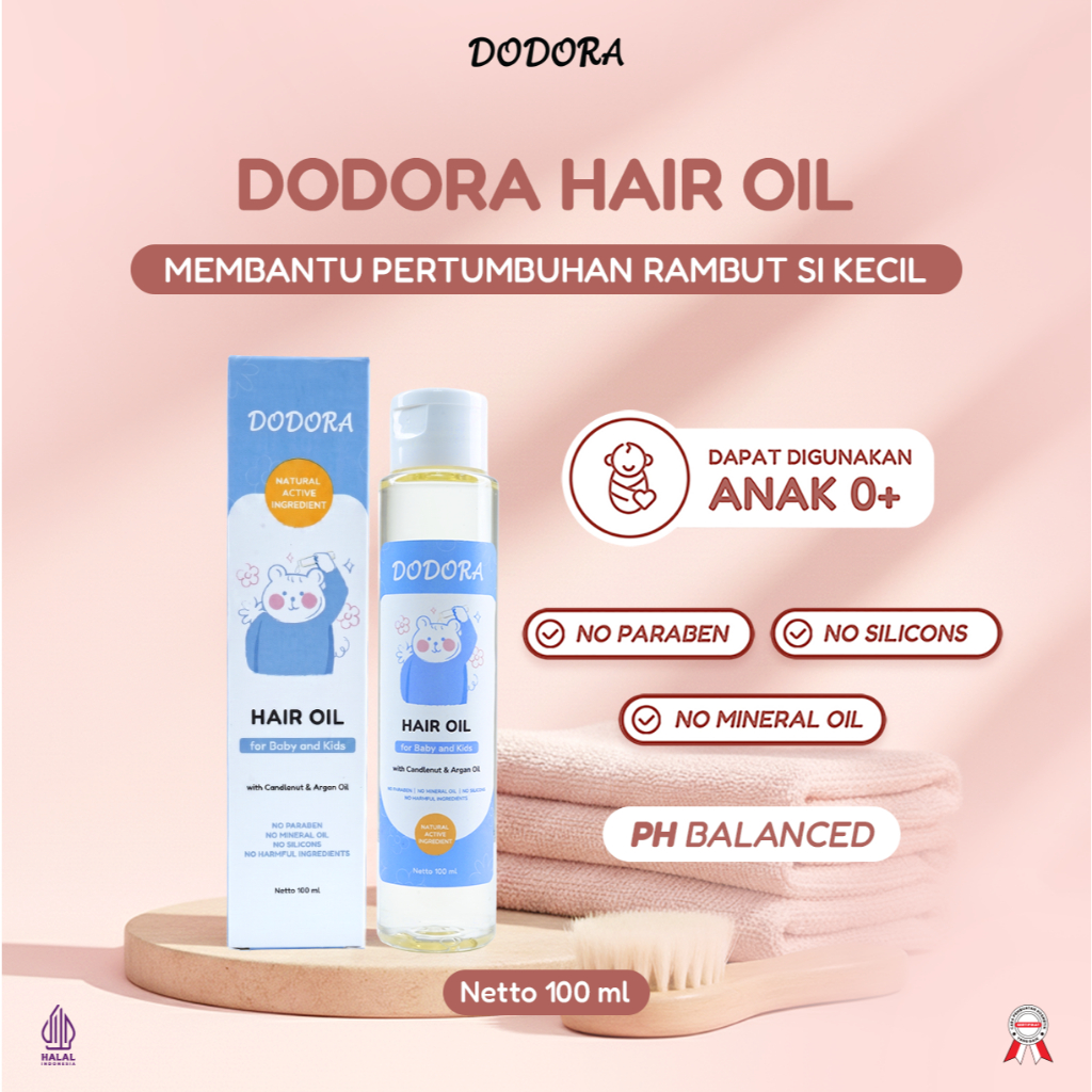 Jual DODORA BABY AND KIDS HAIR OIL | Shopee Indonesia
