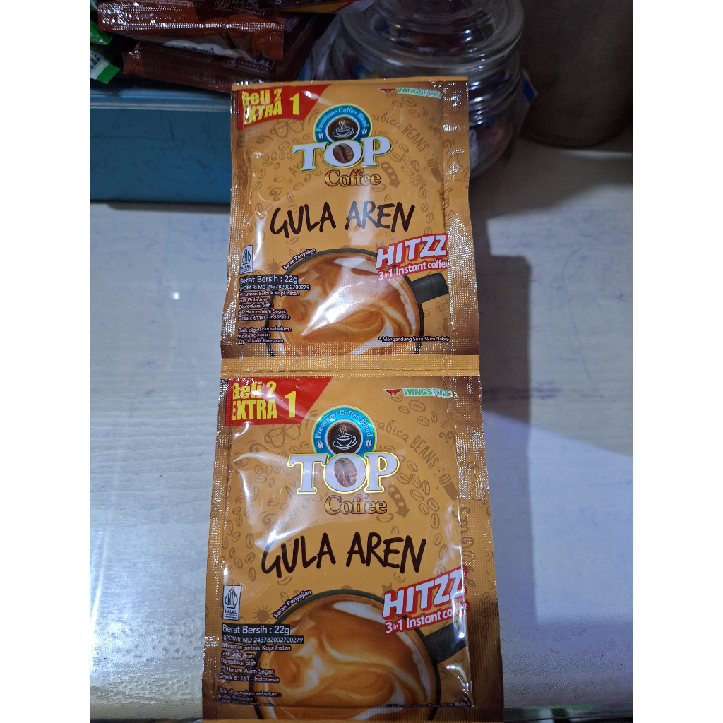 Jual TOP Coffee Gula Aren | Edisi 10 Sachet + 5 Sachet - Kopi, Gula ...