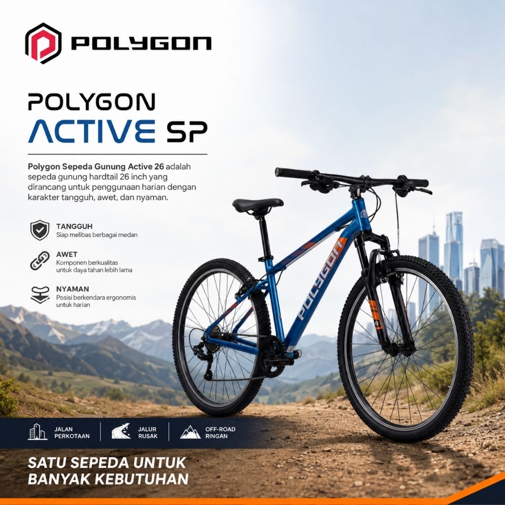 Jual Sepeda MTB Polygon Active SP 26