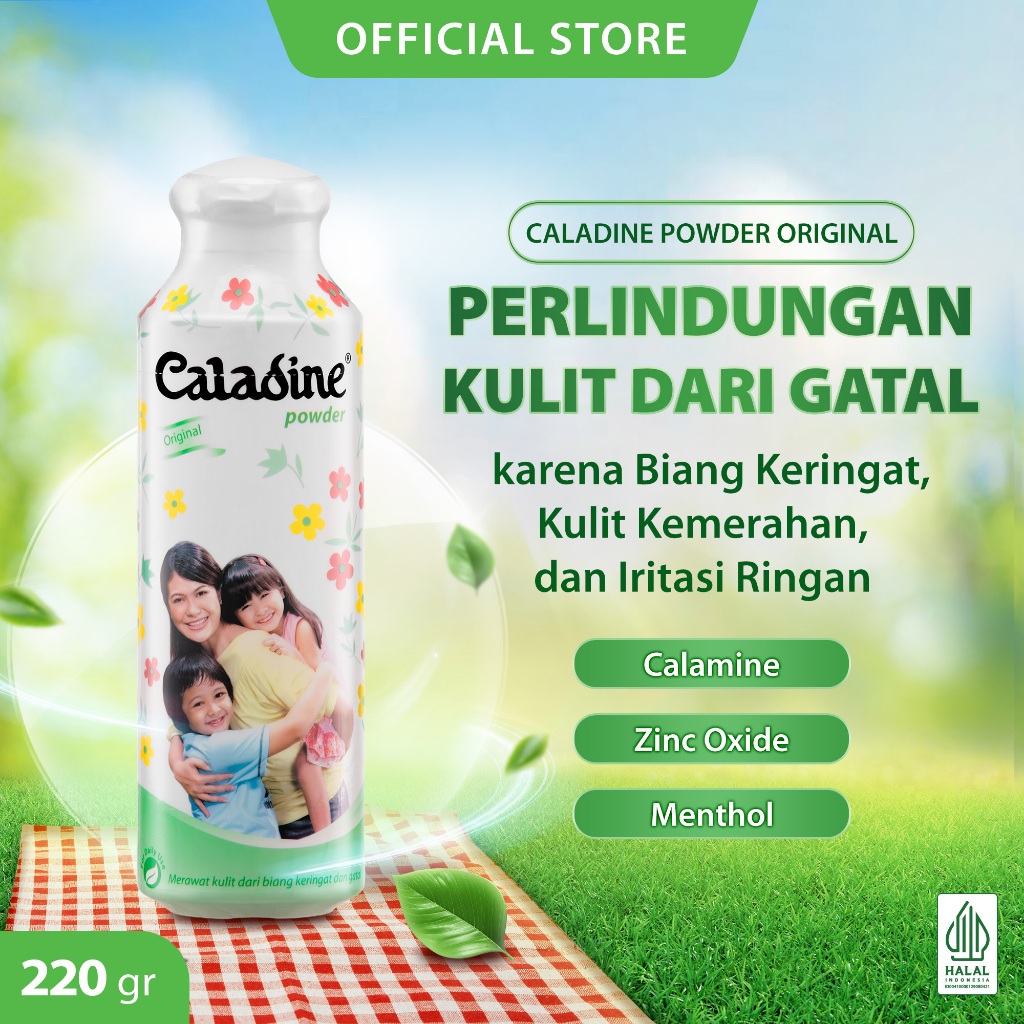 Jual Caladine Powder Original 220gr, Bedak Gatal | Shopee Indonesia