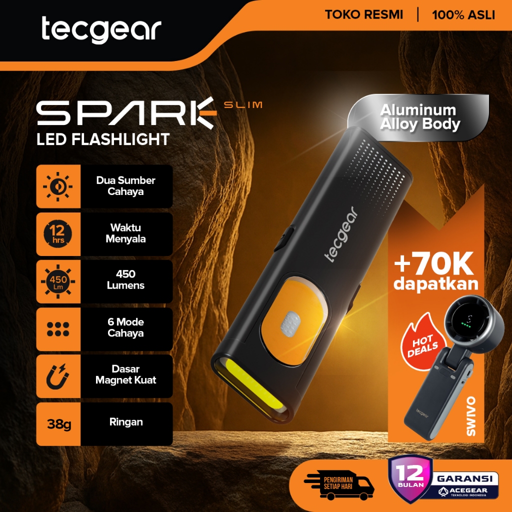Jual Tecgear Spark Slim -Portable and Affordable -Tecgear LED ...