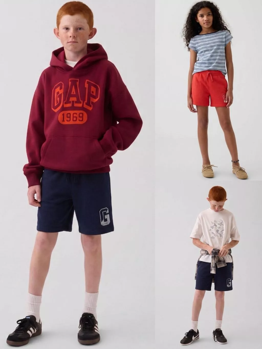 Celana Pendek Anak Junior ABG GP Kids Relaxed Logo No-Pocket Pull-On Shorts - 2290