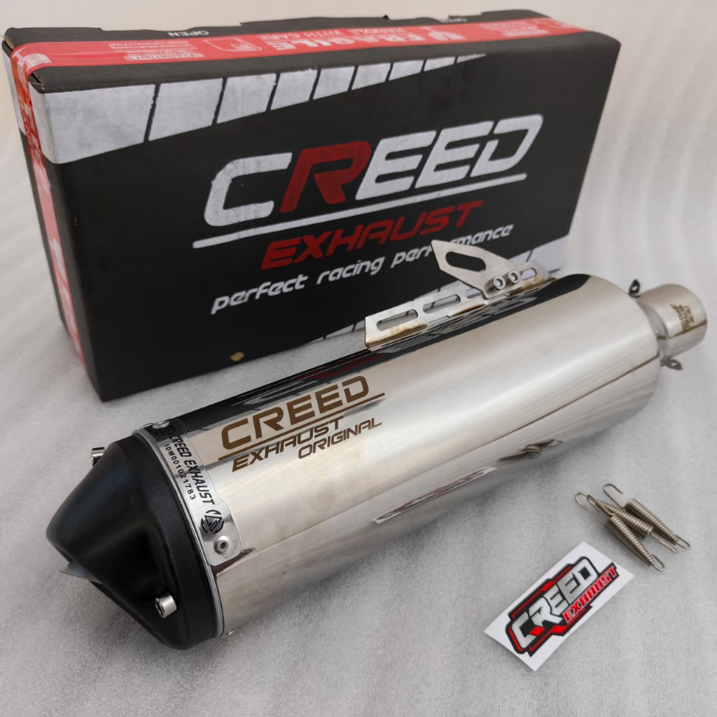 Jual Inlet 50mm - Tabung Silincer Tipe Standar Racing Creed Exhaust ...