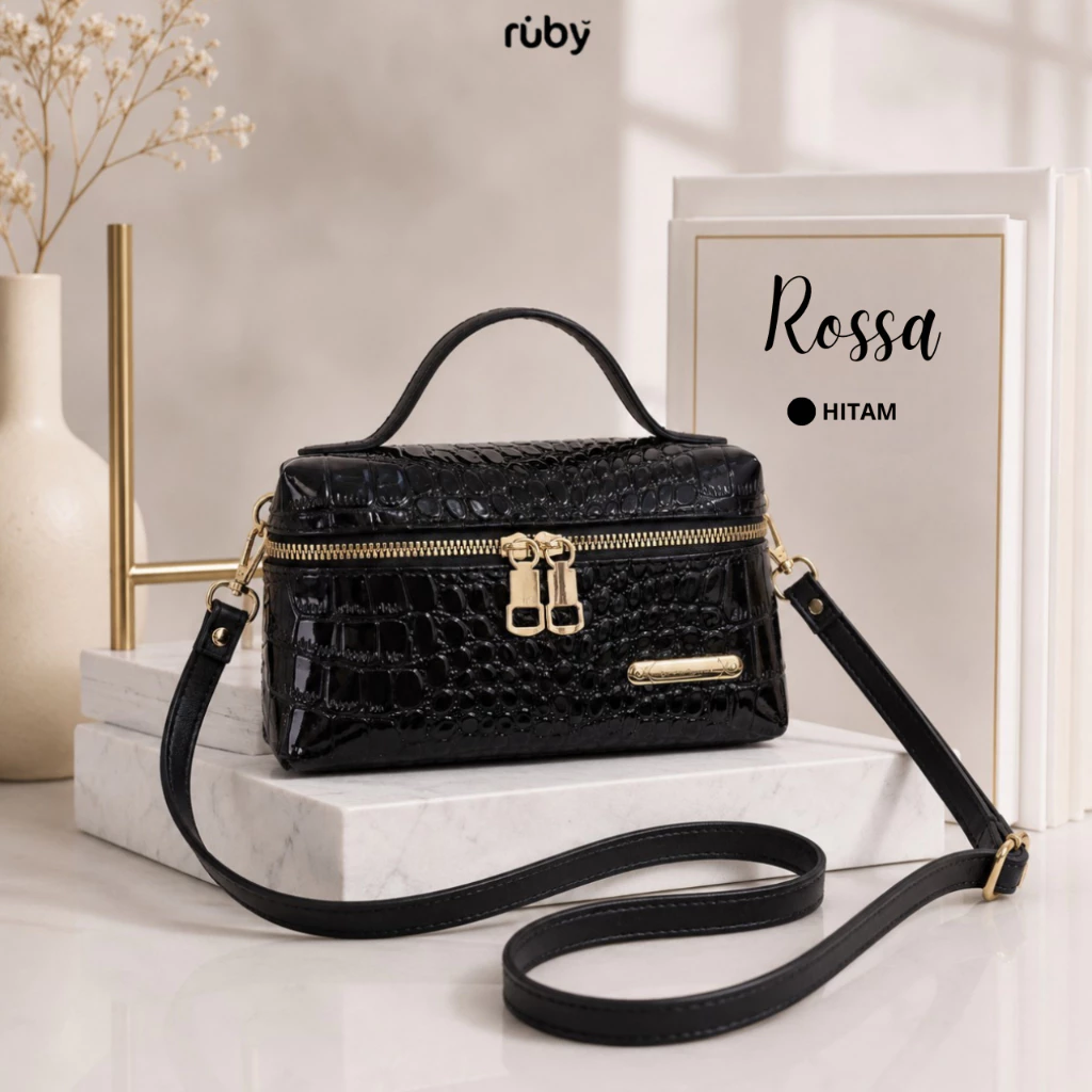 RUBY - TAS SLEMPANG CROCO ROSSA - TAS SLEMPANG WANITA KEKINIAN