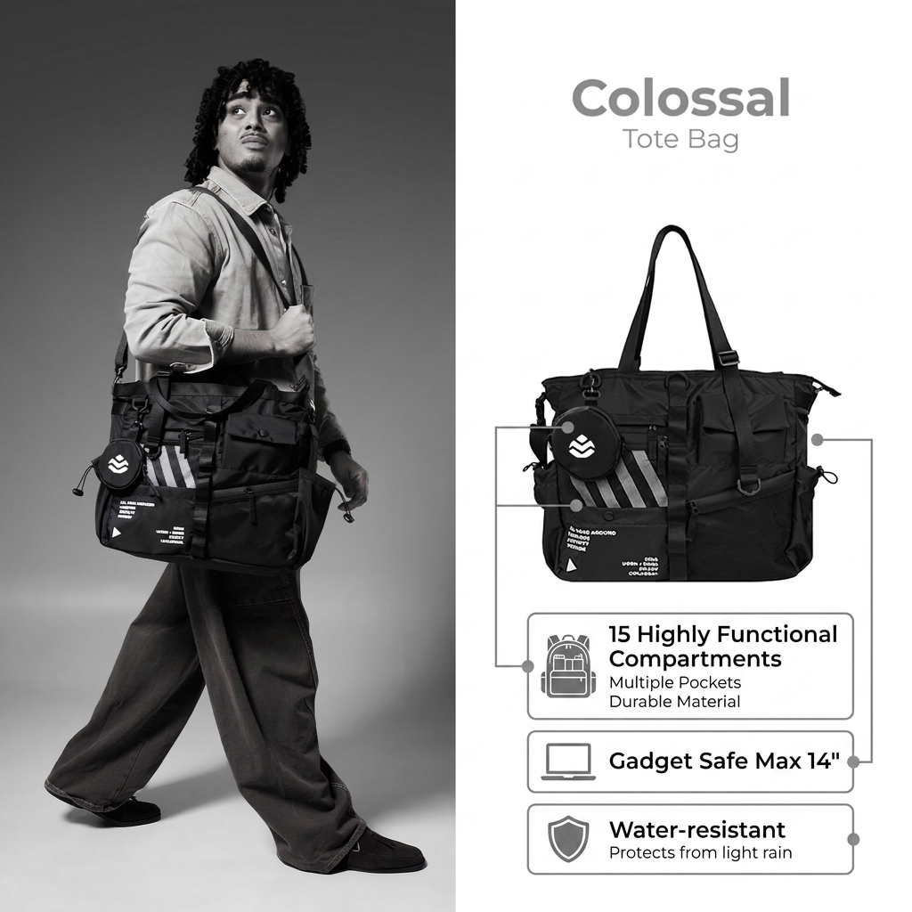 Mr Mads - Colossal Totebag Series