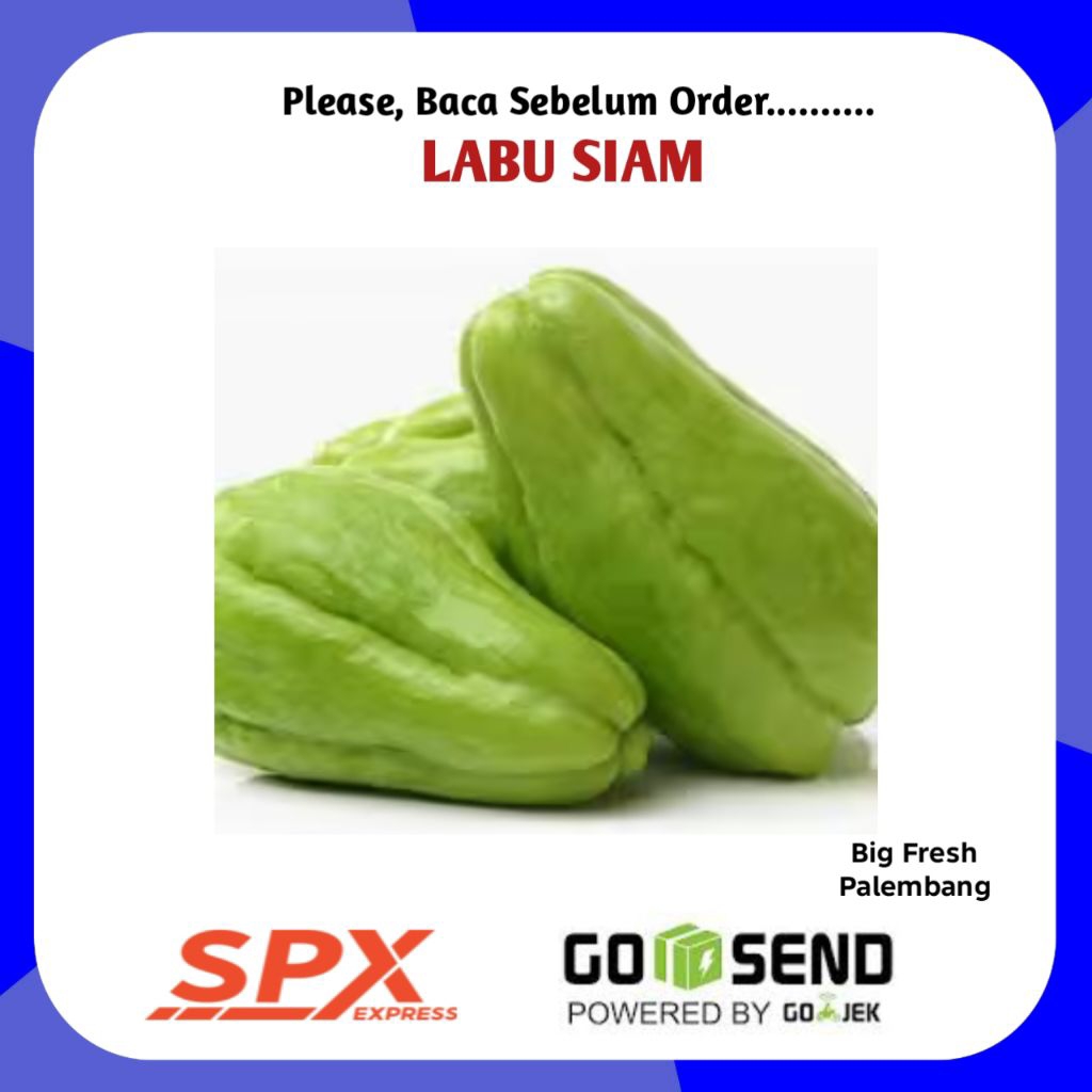Jual Labu Siam Segar Per 1kg - Toko Sayur Sayuran Segar Palembang ...