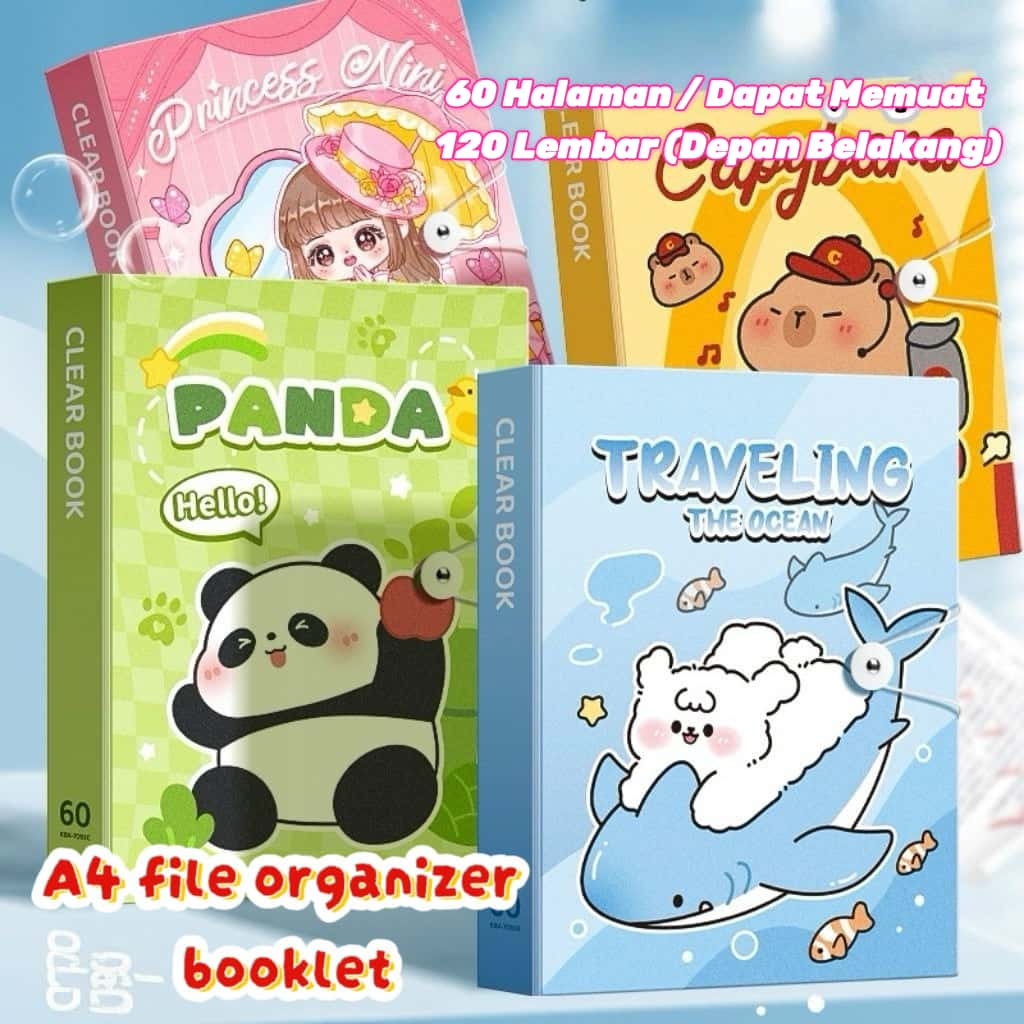 Jual Beasts Town 60 Pockets Display Book / Map File Dokumen A4 60 ...
