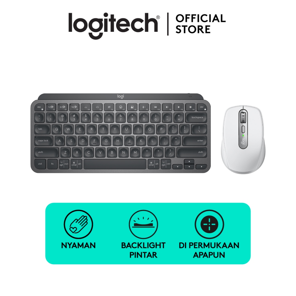 [BUNDLING] Logitech MX Anywhere 3s + MX Keys Mini Wireless Bluetooth (5)
