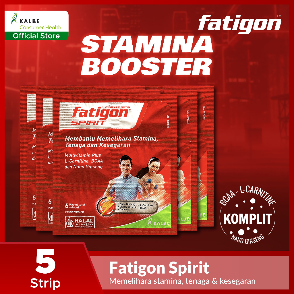 FATIGON SPIRIT STAMINA BOOSTER - 5 STRIP