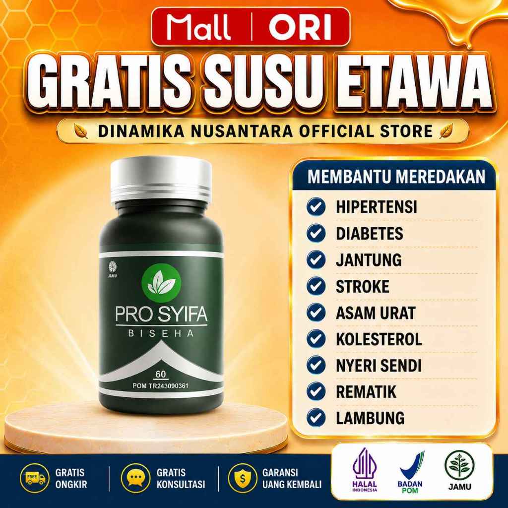 PRO SIFA SYIFA KAPSUL - Obat Asam Urat dan Kolesterol Tinggi Ampuh Bisa Sembuh 100% Original