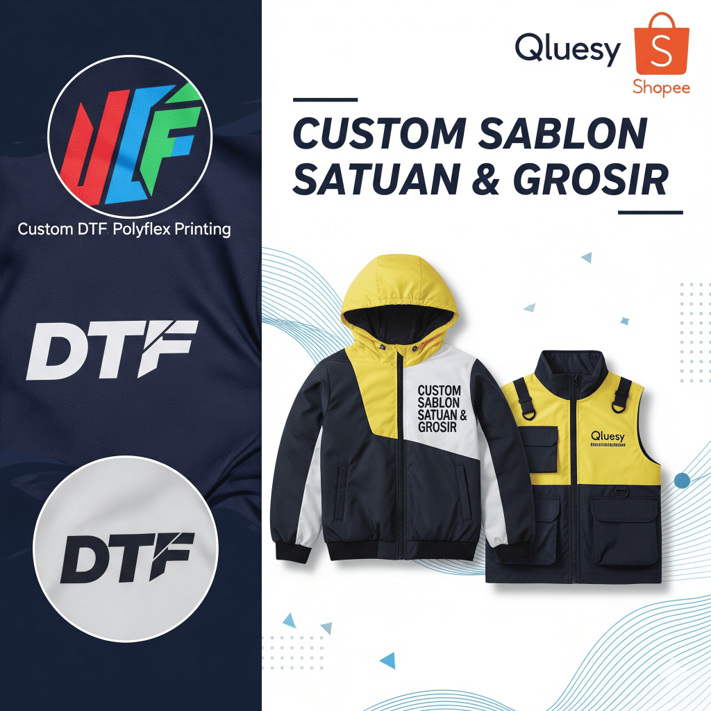Jual Jaket Anak Rompi Anak Kombinasi Custome Sablon DTF / Polyplex Laki ...
