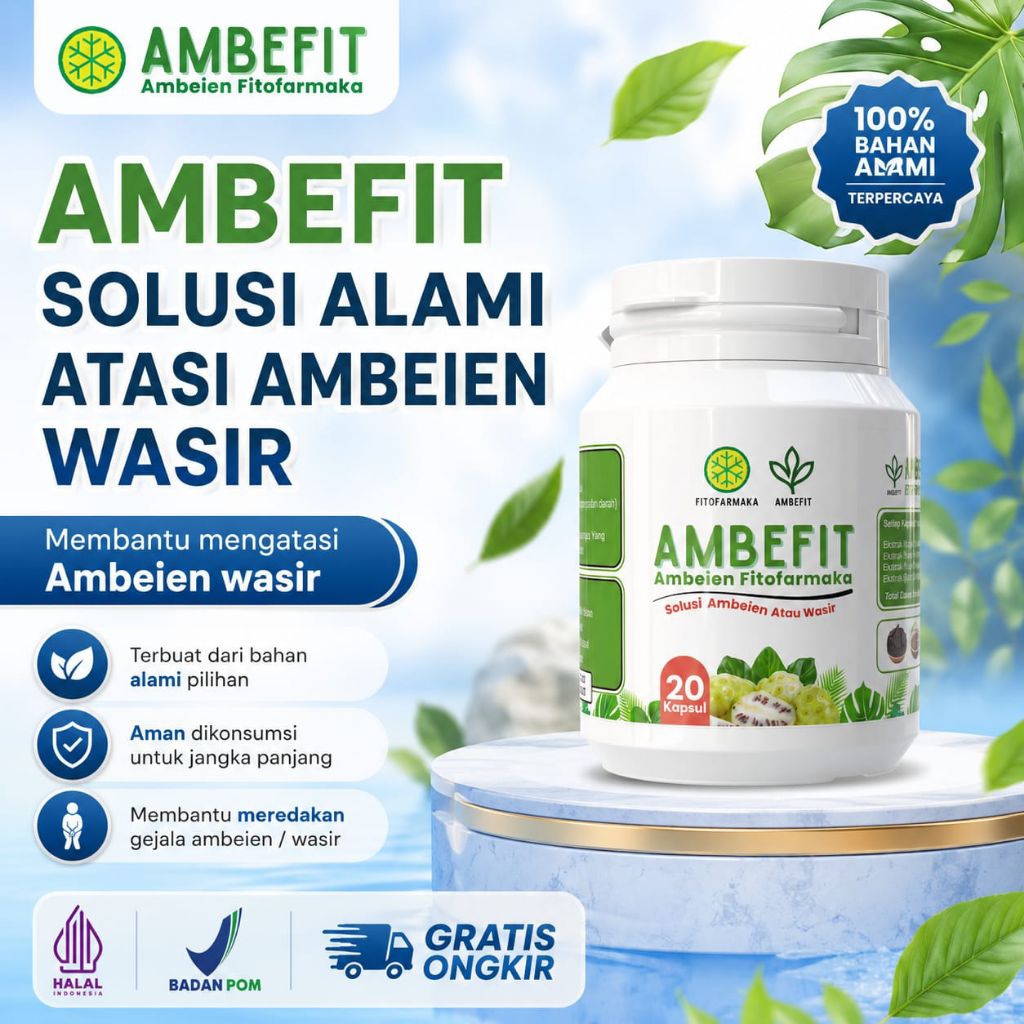 AMBEFIIT Herbal Mengobati Ambeien Wasir Mengurangi Benjolan Original