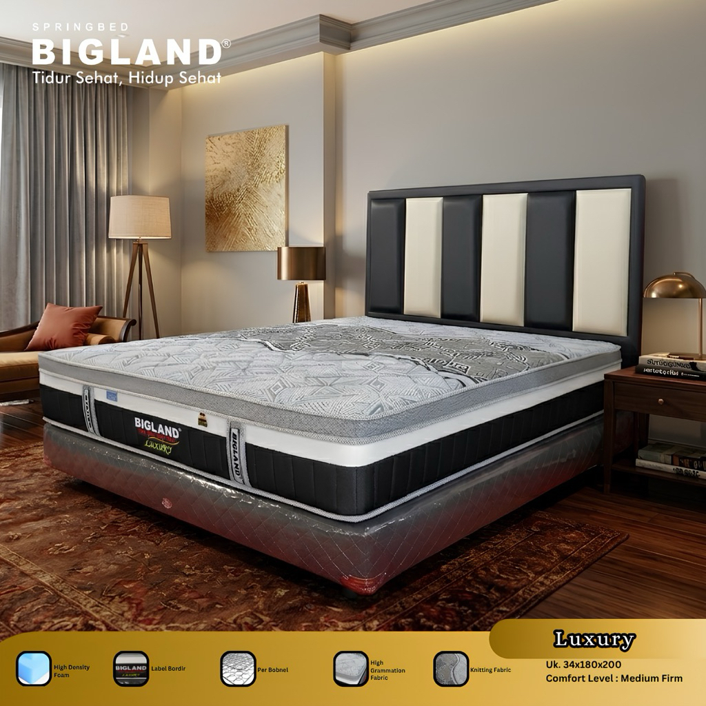 Jual spring bed bigland luxury | Shopee Indonesia