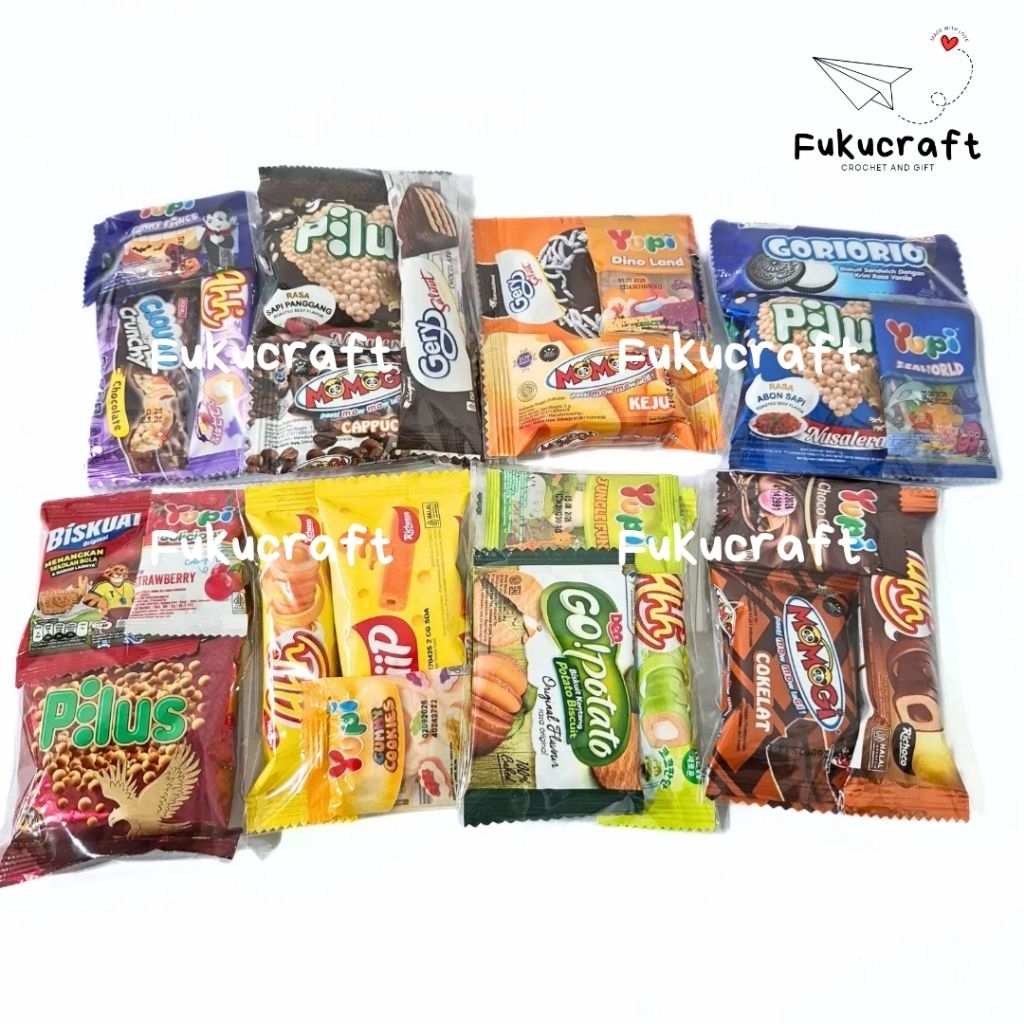 Jual Mini Gift Snack Gift Paket Snack Hampers Snack FUKUCRAFT | Shopee ...