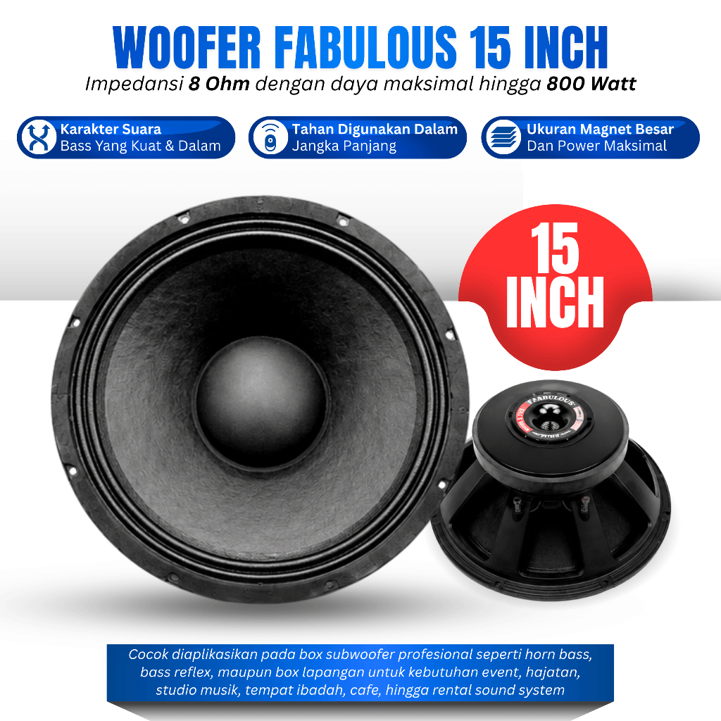 Jual Speaker Fabulous 15 Inch Terlengkap & Harga Terbaru Mei 2026 ...