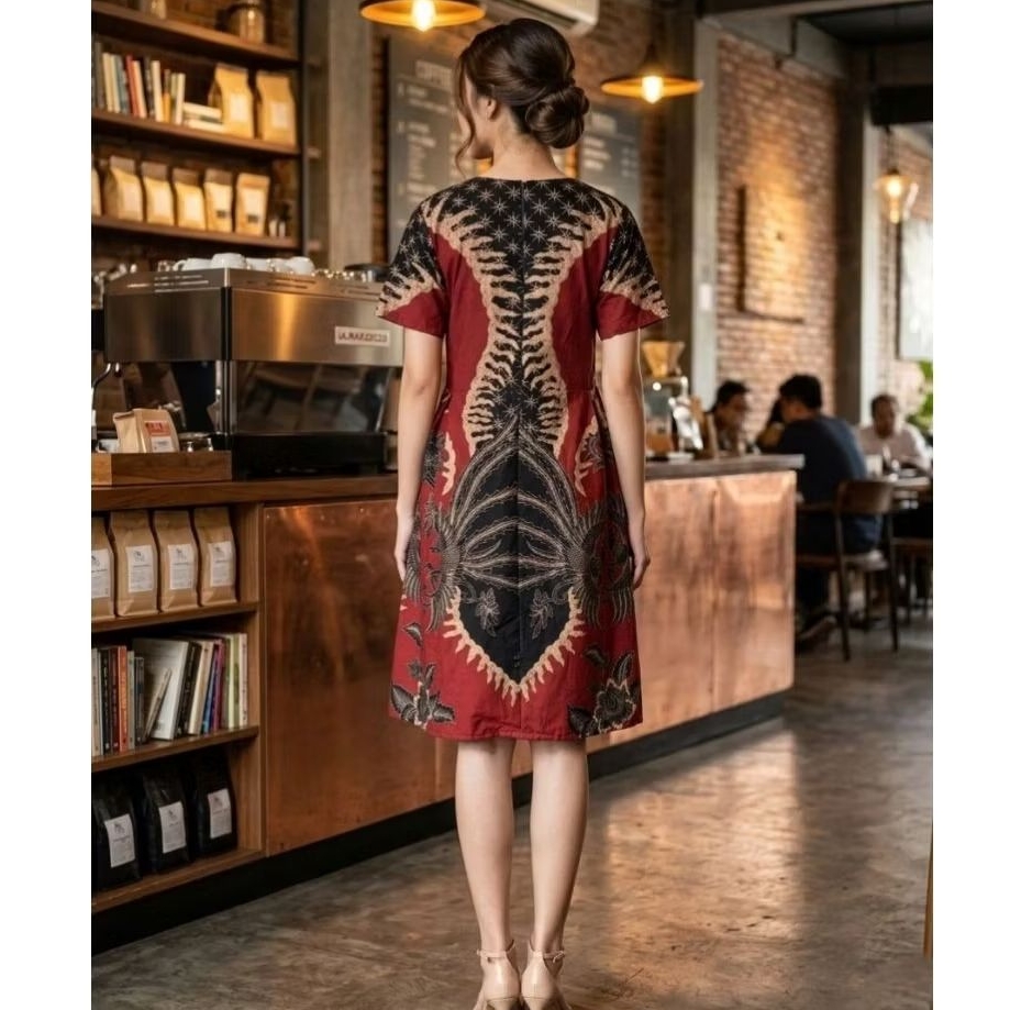 Batik Couple Motif Adiwangsa Atasan Kemeja Slimfit 3