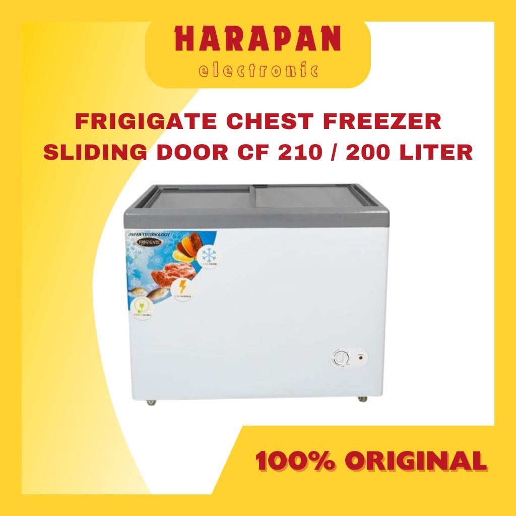 Jual CHEST FREEZER FRIGIGATE 200 LITER - CF 210 SDF / KULKAS FROZEN ...