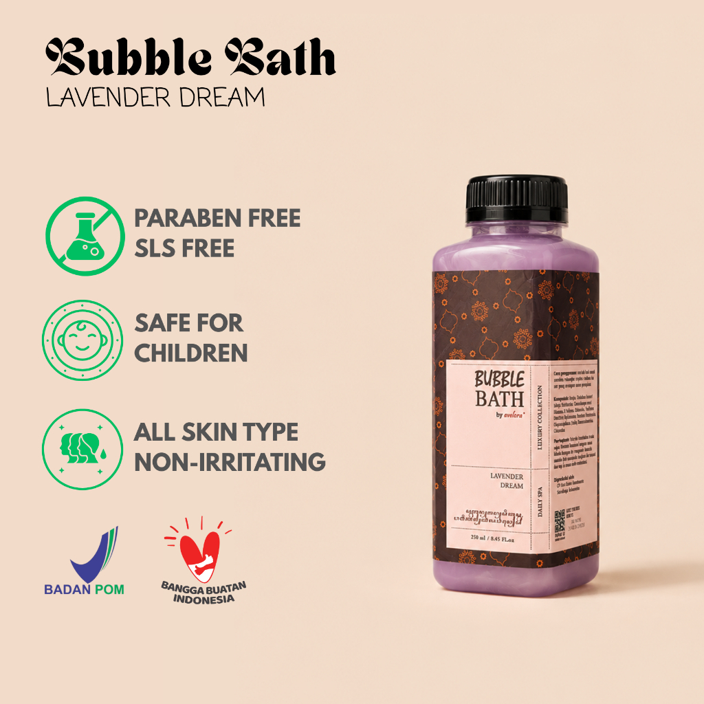 Jual Bubble Bath - Lavender dream 250ml - mandi busa untuk anak dan ...