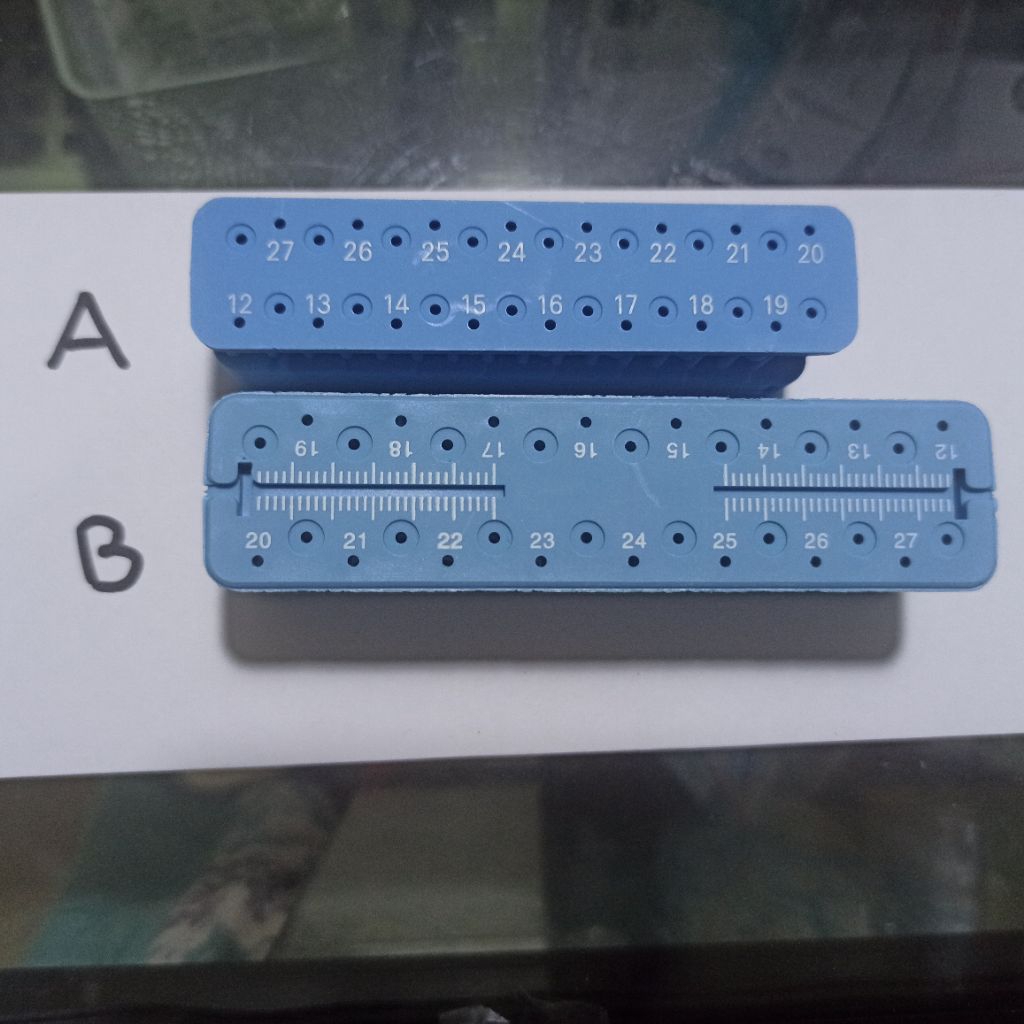 Jual Mini Endoblock Endo Block Dental Endodontic Gauge Alat Penukur ...