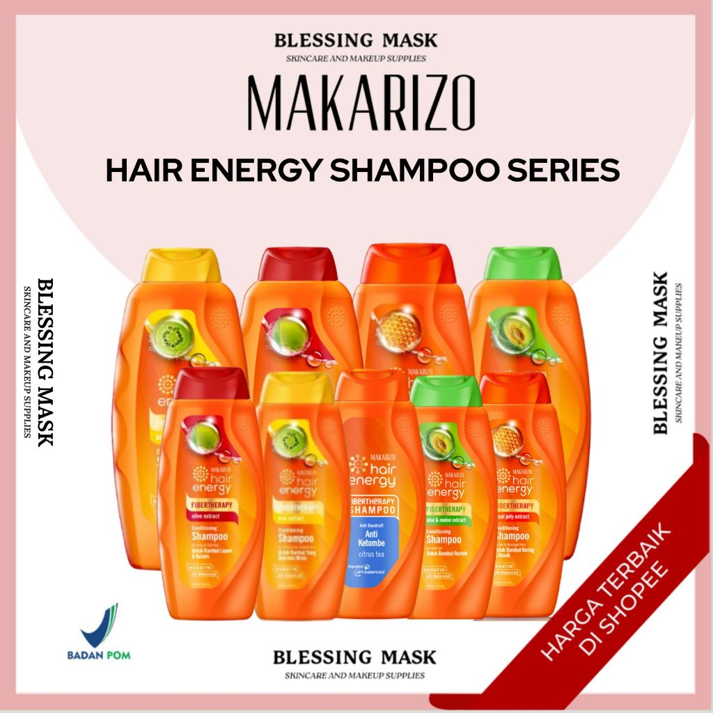 Makarizo Hair Energy Fibertherapy Conditioning Shampoo 170mL & 330mL | Shampoo Conditioner