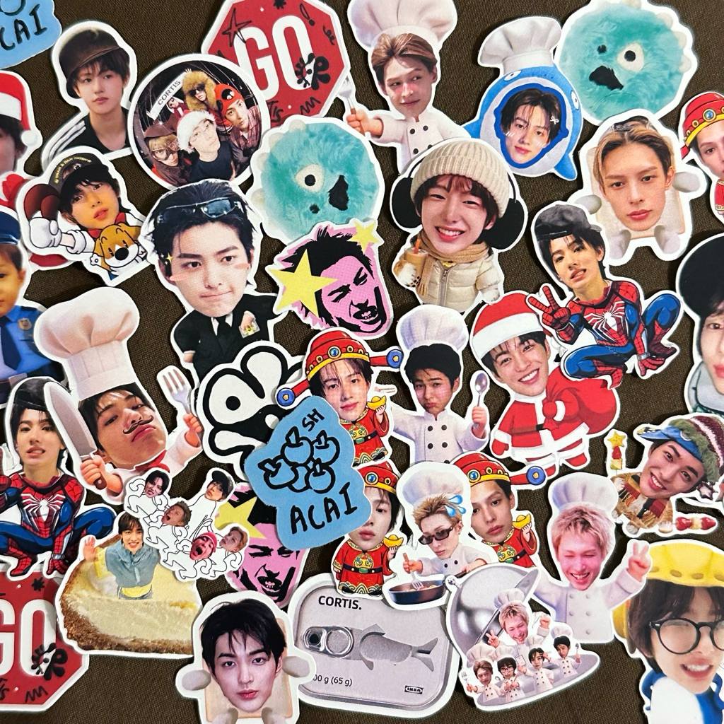 Jual (25pcs) sticker premium cortis || for freebies || anti air sudah ...