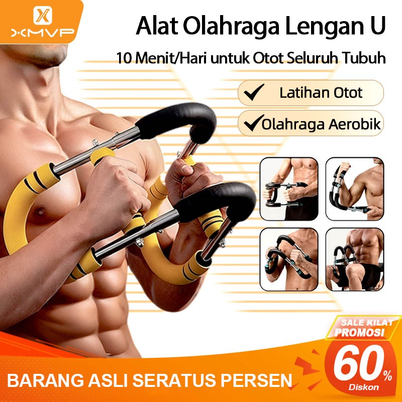XMVP. Arm Blaster/Arm Trainer/30-50KG/Melatih Seluruh Otot Tubuh/Tahan Air Dari Besi/Alat Olahraga Rumah