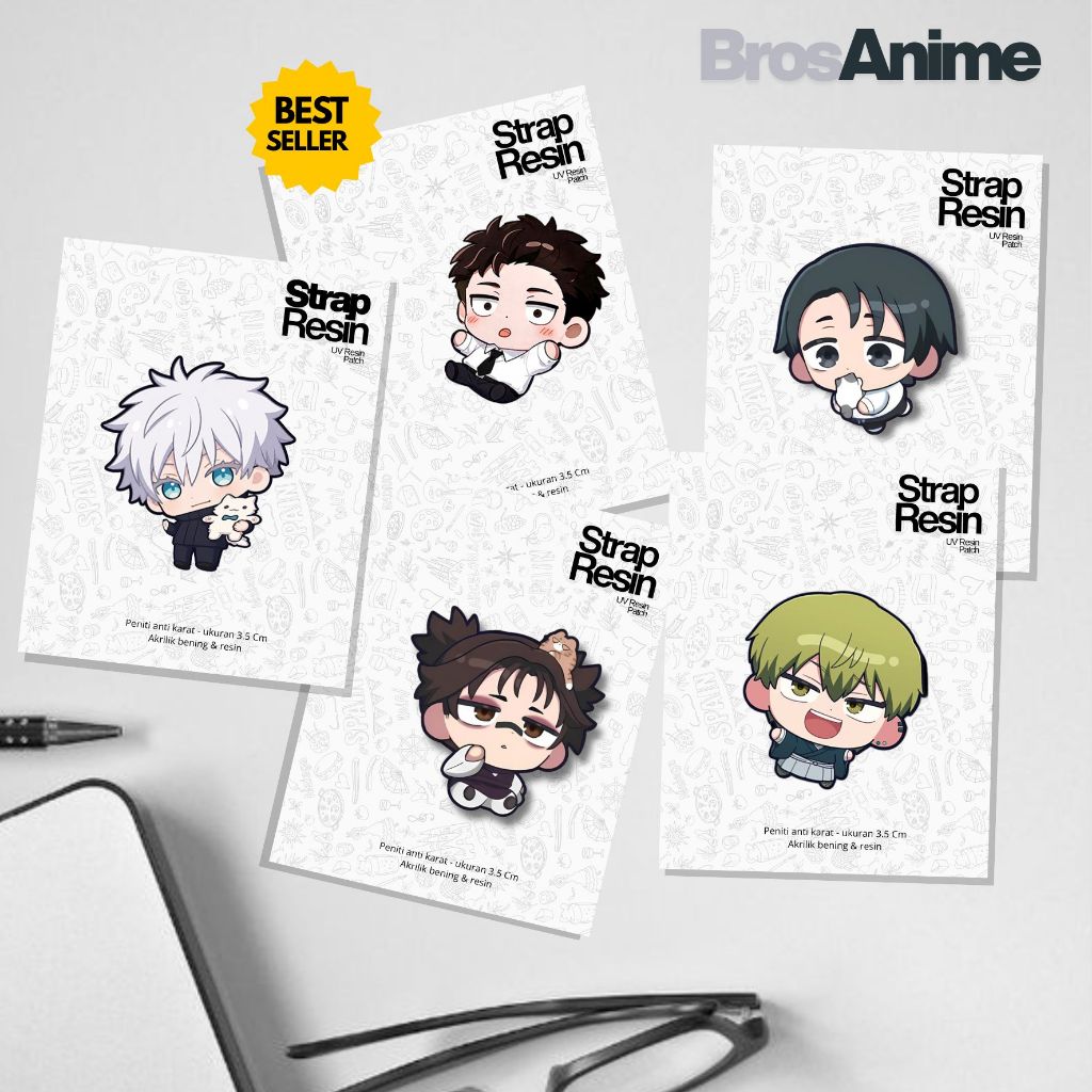 Jual OTS3 - [ BROS ] ANIME PIN BROS JUJUTSU KAISEN KIMETSU NO YAIBA ...