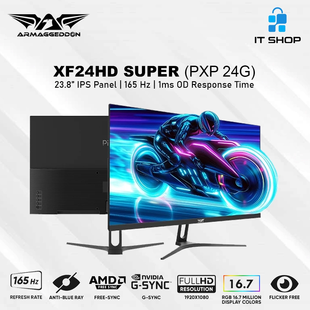 Jual Armaggeddon XF24HD SUPER (PXP 24G) 23.8 inch IPS Panel Gaming ...