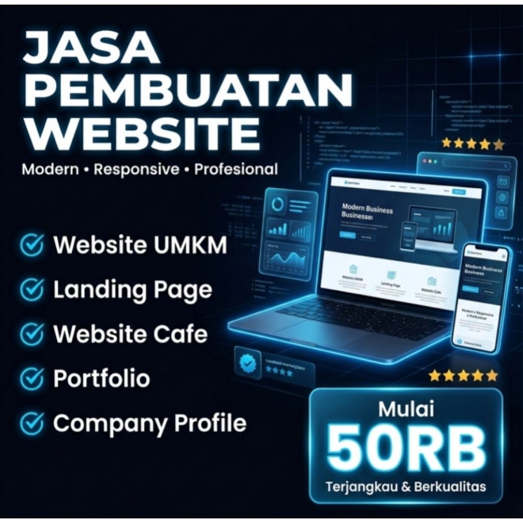 Jasa Pembuatan Website Modern Responsive