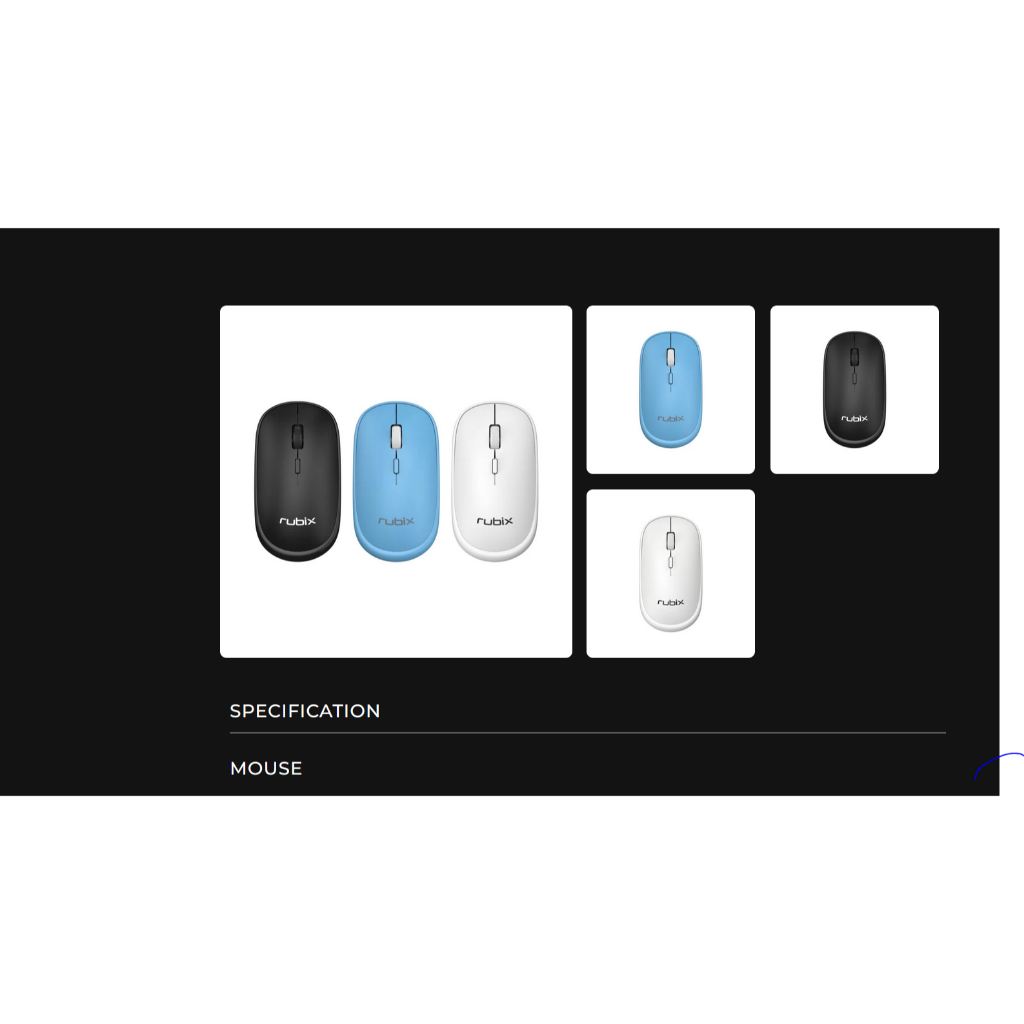 Jual Mouse Office DA Rubix M201 Wireless Bluetooth Silent Click ...