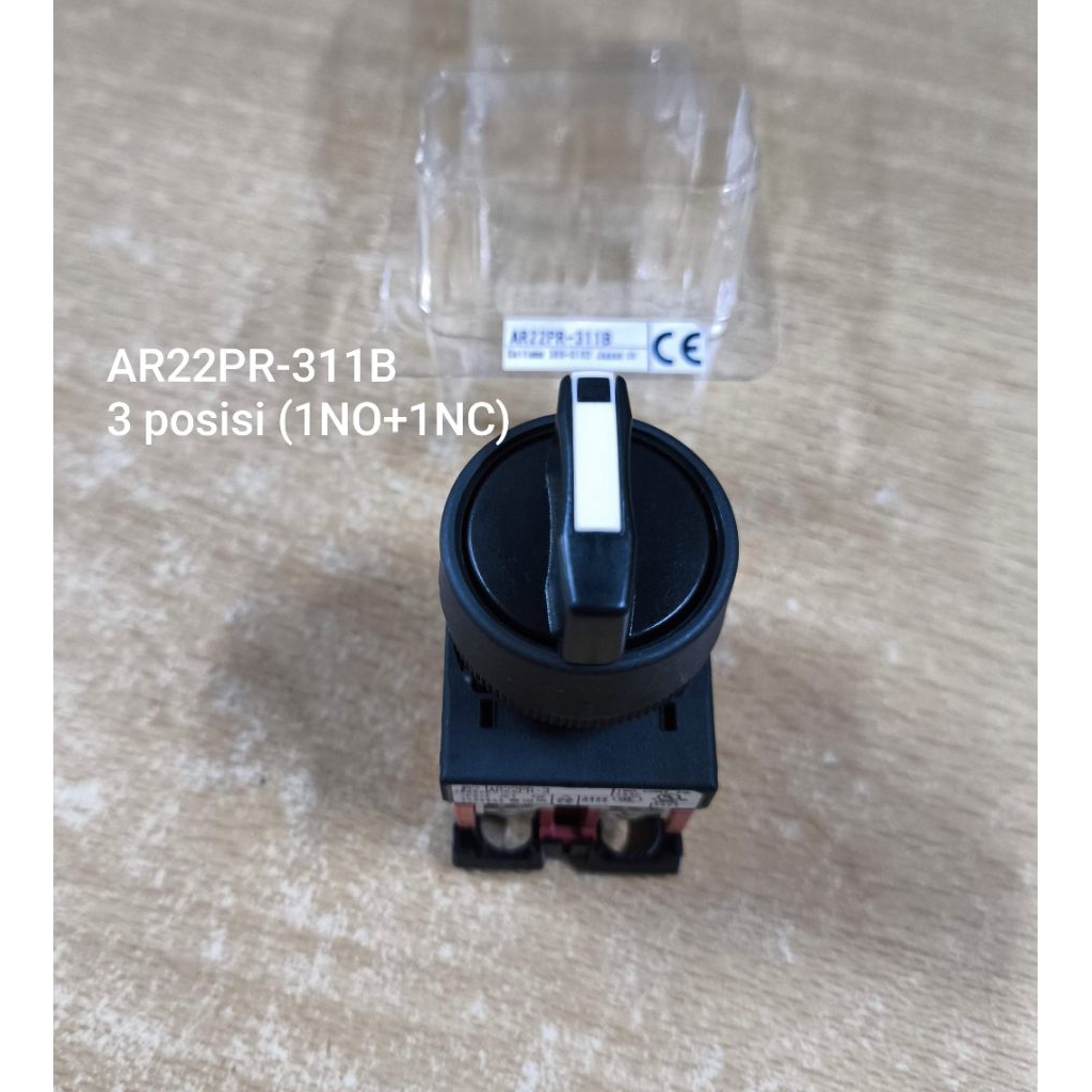 Jual Selector switch 3 posisi Dia 22mm AR22PR-311B Fuji Electric ...