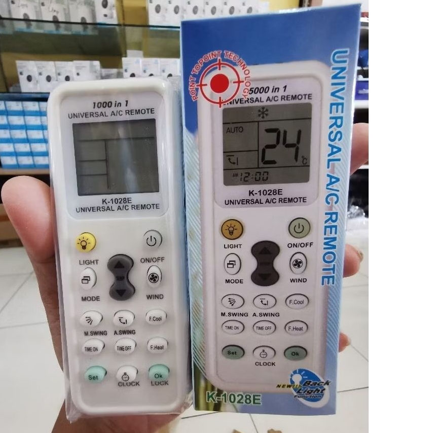 Jual REMOT AC UNIVERSAL remote AC serba bisa segala merek K-1028e ...