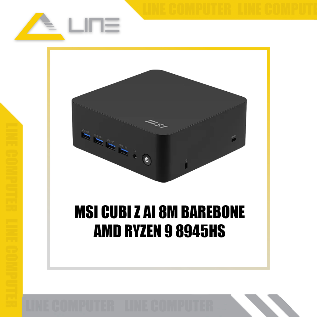 MSI Cubi Z AI 8M AMD Ryzen 9 8945HS - Barebone NUC Mini Desktop