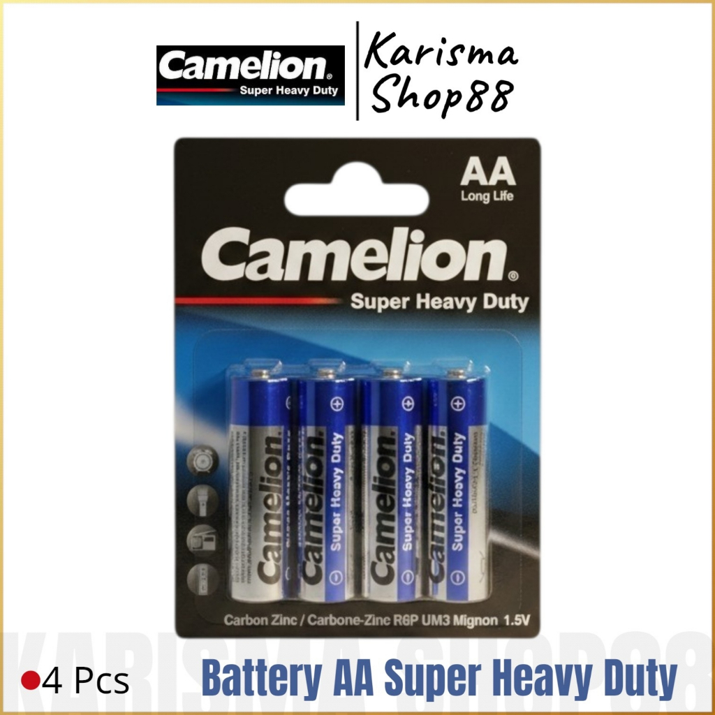 Jual Baterai Camelion AA Super Heavy Duty isi 4 pcs original / batre ...