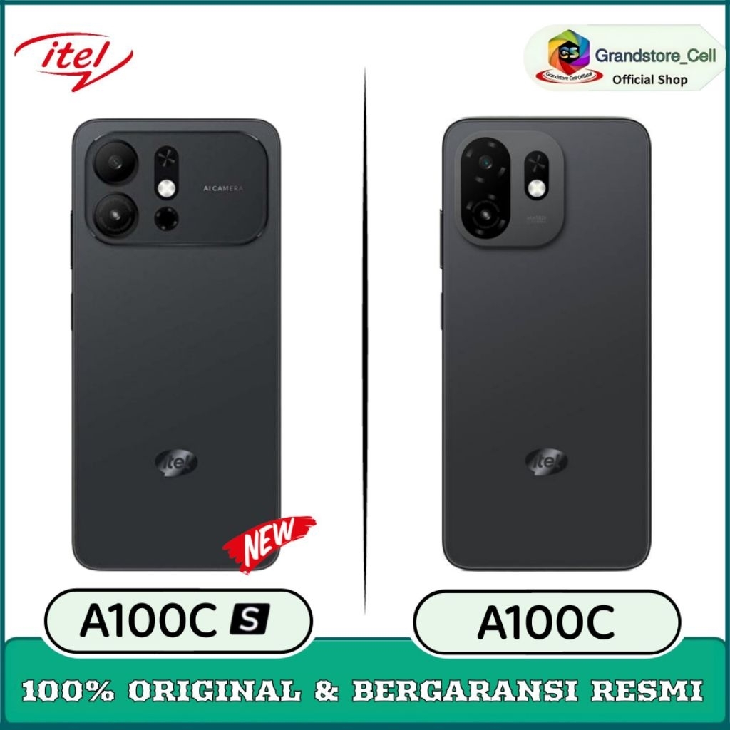 Jual ITEL A100CS - ITEL A100C [3/64 GB] [4/64 GB] - Layar 6,6'' 90Hz ...